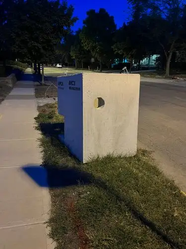 Silent sentinels of the urban night.